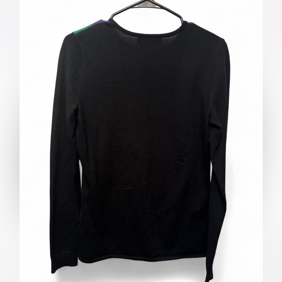 Lauren Ralph Lauren Multicolor colorblock Merino Wool Crewneck Sweater - Picture 5 of 5